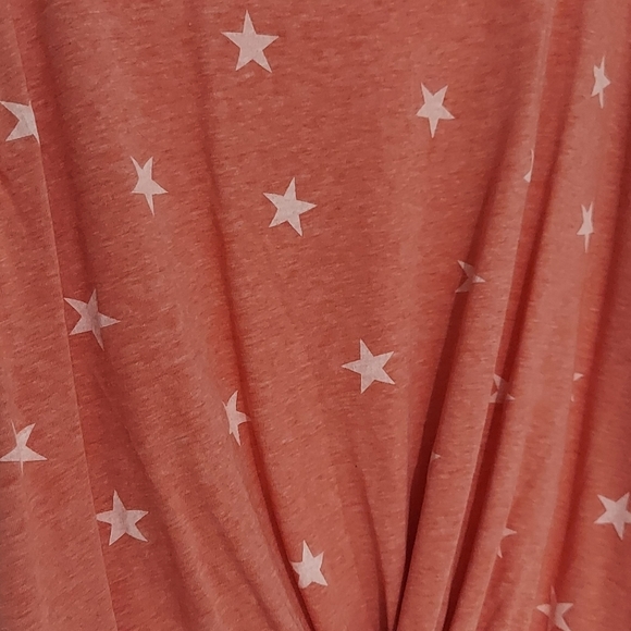 Lucky Brand Burnt Red Star Shirt NWOT - Picture 3 of 6